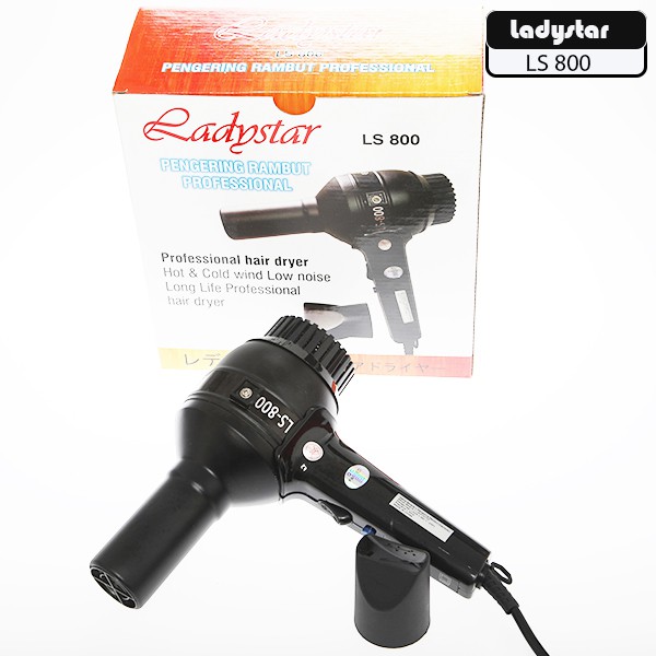 Hairdryer Ladystar Ls800 Angin Kencang-ORGINAL