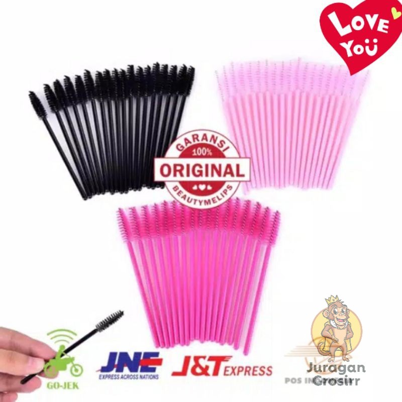 JG - MASCARA WAND SATUAN / SIKAT BULU MATA EYELASH EXTENTION / BRUSH BULU MATA