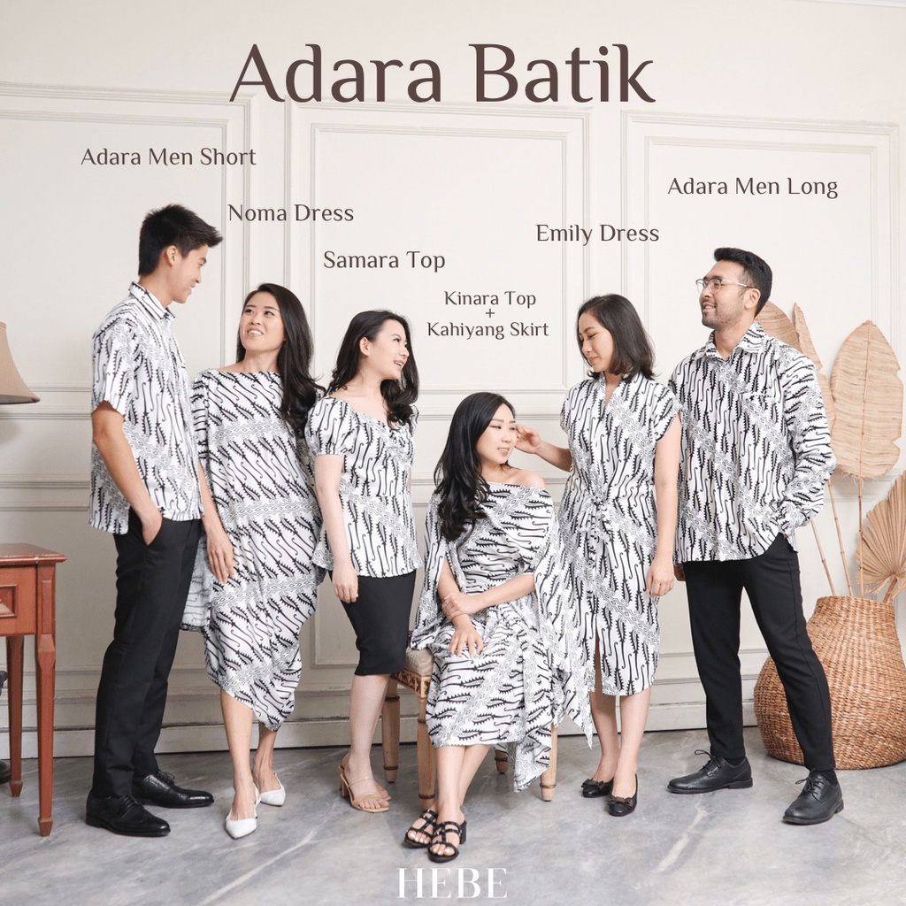 Adara Batik Set ( Available Couple ) - Kinara Kahiyang Noma Emily