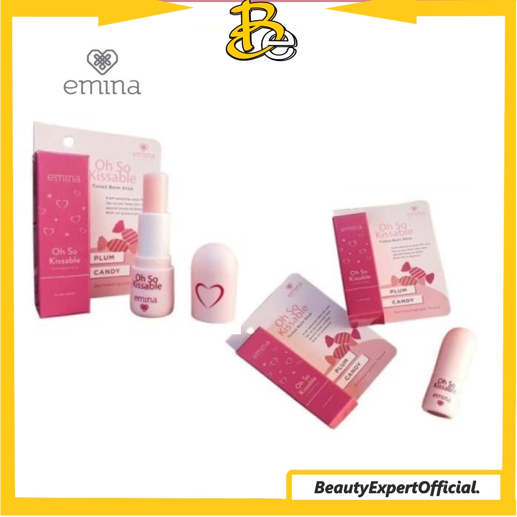 ⭐️ Beauty Expert ⭐️ Emina Oh So Kissable Tinted Balm Stick | Lip Balm | Pelembab Bibir