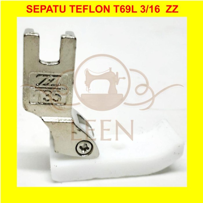 Sepatu Teflon T69L 3/16 Jeglong Kiri Piping Tali Rotan Jahit LEEN