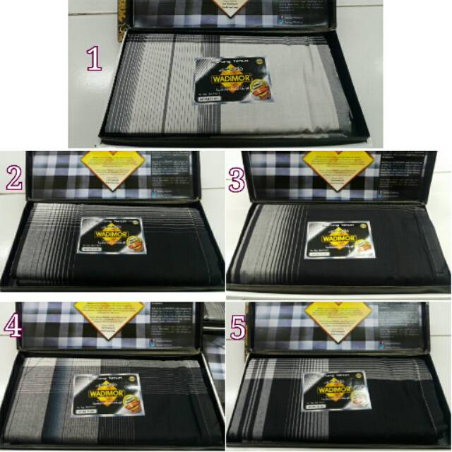 Sarung Wadimor / Wadimor Hitam Putih / Sarung Wadimor Murah