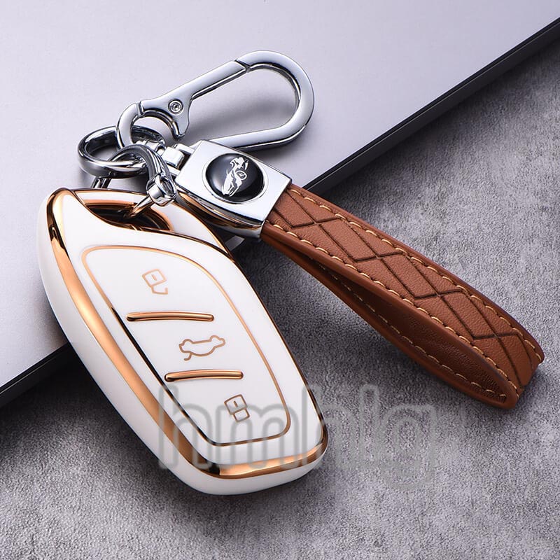 Case Cover Pelindung Kunci Mobil Keyless Bahan TPU Untuk MG6 Mg ZS Hsezs MG5 GT HS GS Keychain