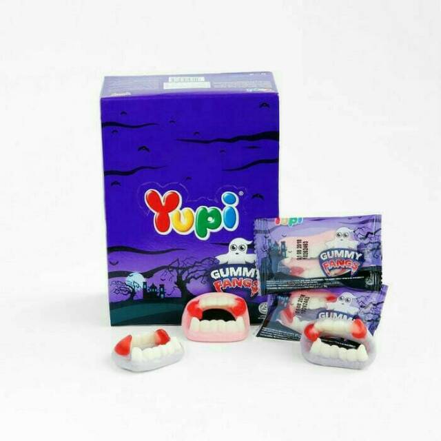 

Promo permen Yupi Gummy Fangs permen unik gigi vampire Murah