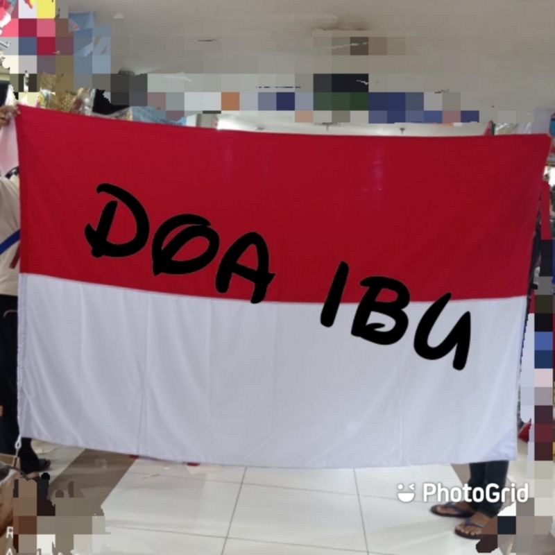 

best seller bendera merah putih bahan sanwos ukuran 150cm x 225cm