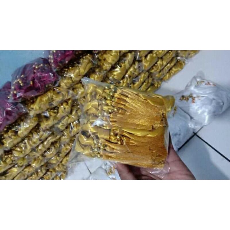 

Pembatas buku yasin tassel yasin Rumbai pita pembatas yasin