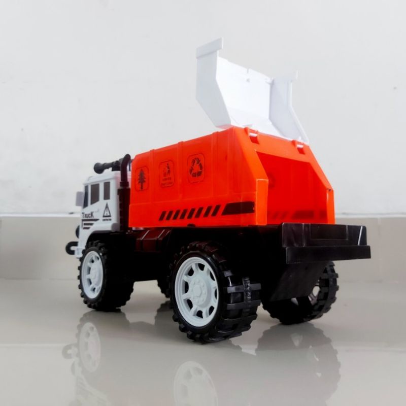 mainan truk angkut sampah tarik - mobil mobilan truck anak laki cowok