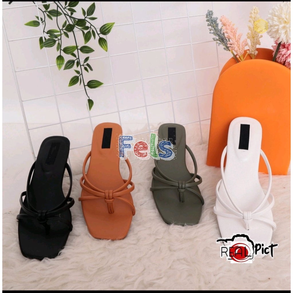 Fel's Meivi Flat_Sandal wanita