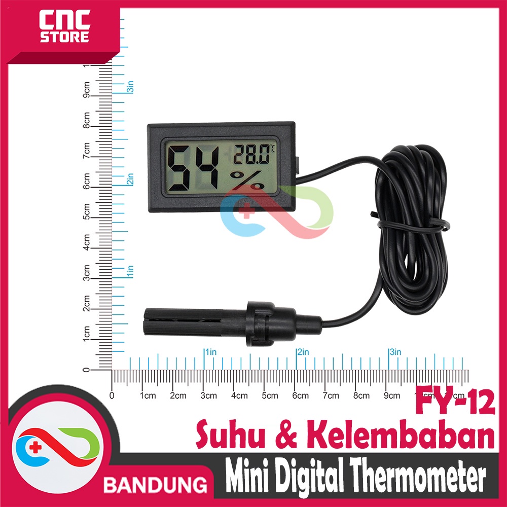 MINI DIGITAL THERMOMETER FY-12 HYGROMETER DIGITAL WITH PROBE