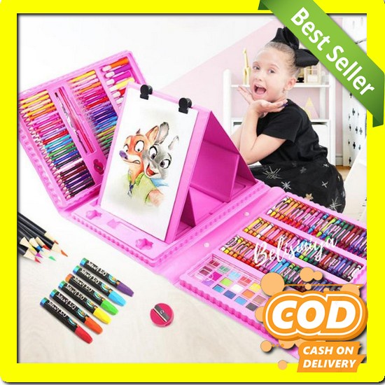 

Kirim Segera Hq Import Crayon Lab Triangular Plastic Crayon Set Non To New Super Mega Art Set 208 P