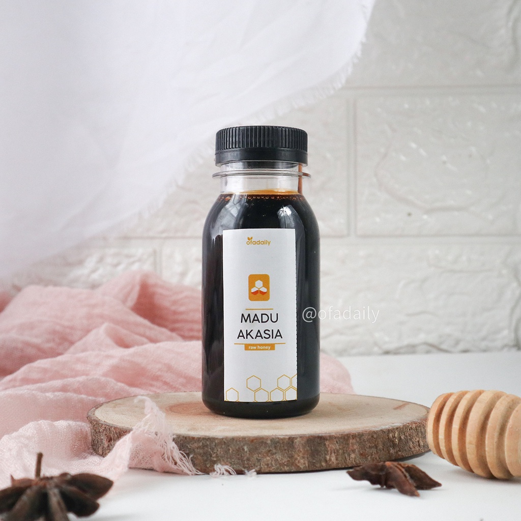 

( 100gr ) Madu Hitam mentah Raw honey Madu Murni Bunga Akasia Carpa 100% Asli Alami tanpa proses JSR Superfood Madu hitam asam manis