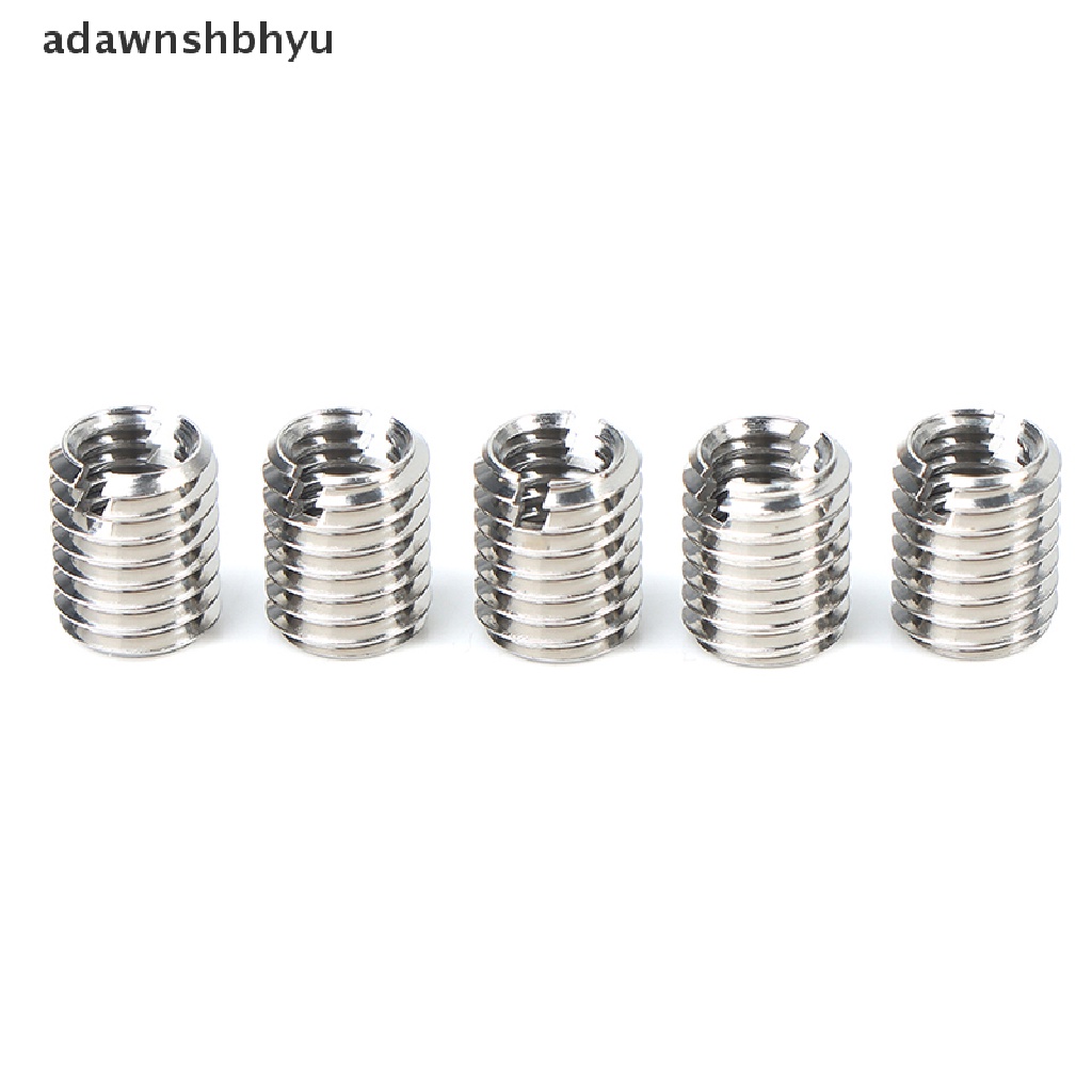 Adawnshbhyu 10PCS Adapter Drat Stainless Steel Perubah M8 8mm Male To M6 6mm Female