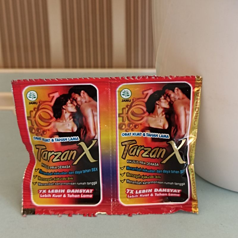 KAPSUL TARZAN X KEPERKASAAN PRIA DEWASA OBAT KUAT OBAT TAHAN LAMA (1 Sachet)