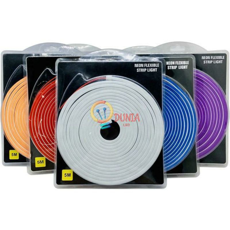 Neon Flex LED Selang Flexible Sign DC 12V FULL 5 Meteran