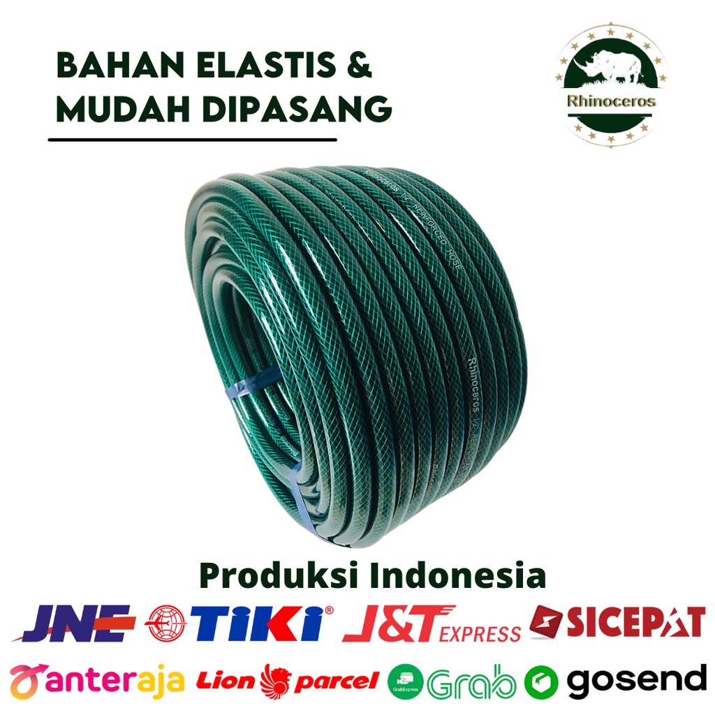 Selang Air PERMETER 3/4 Benang Hijau /Selang Air Taman/Selang Siram Tanaman/Selang Air Elastis