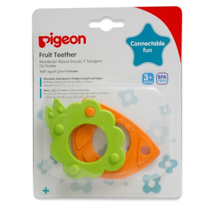 Gigitan Bayi Buah Pigeon Teether Fruit New N648