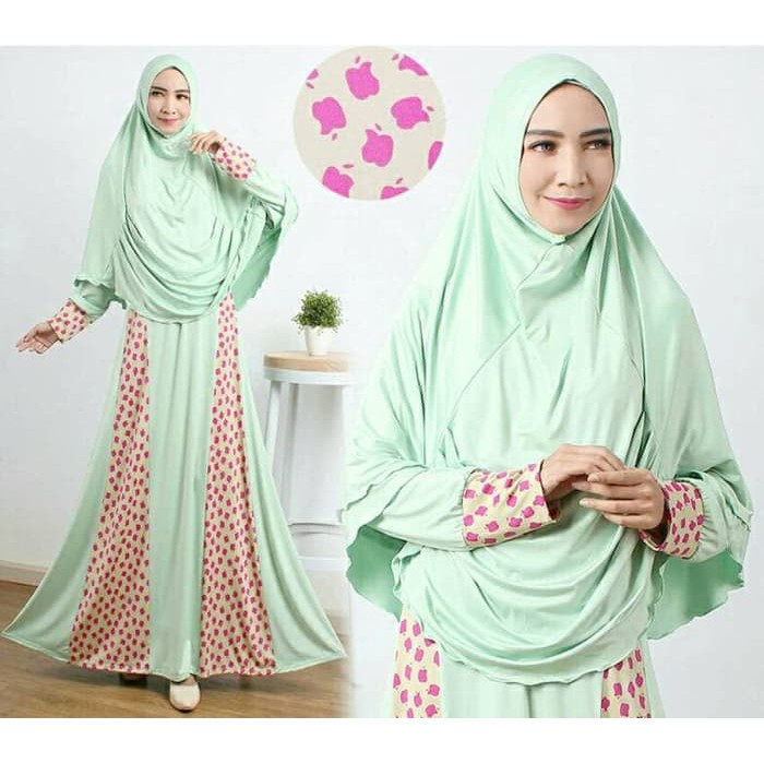 pakaian Gaun muslim ibu islami nm setelan st hijab muslim ayunda syari set / baju wanita maxi dress
