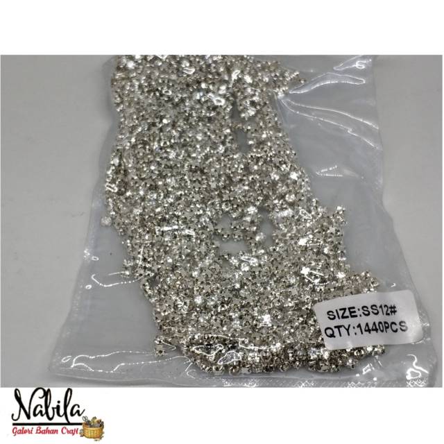 (Grosir /big pack) Payet diamond cangkang jahit