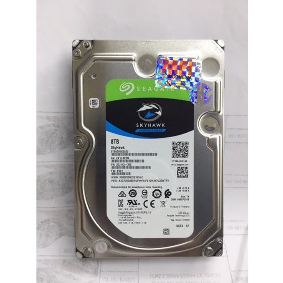 Seagate Skyhawk 8TB Harddisk CCTV Garansi Resmi