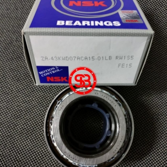 Bearing roda depan Innova Hilux single cabin 43KWD07 NSK ORIGINAL