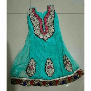Long Anarkali Kids Original Made In India Baju India Anak Dress India Kostum Bollywood Hindustan Shopee Indonesia