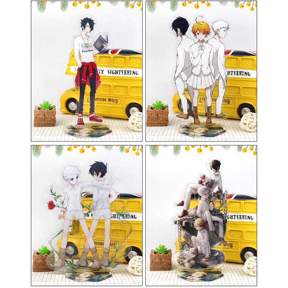 Lanfy Mainan Action Figure Model Kartun Anime The Promised Neverland Bahan Akrilik Untuk Dekorasi