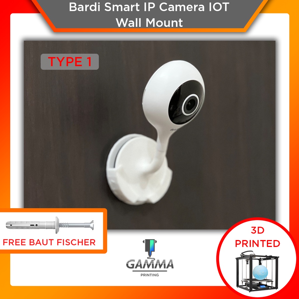 Bardi Smart IP Camera IOT Indoor CCTV Wall Mount Bracket Holder