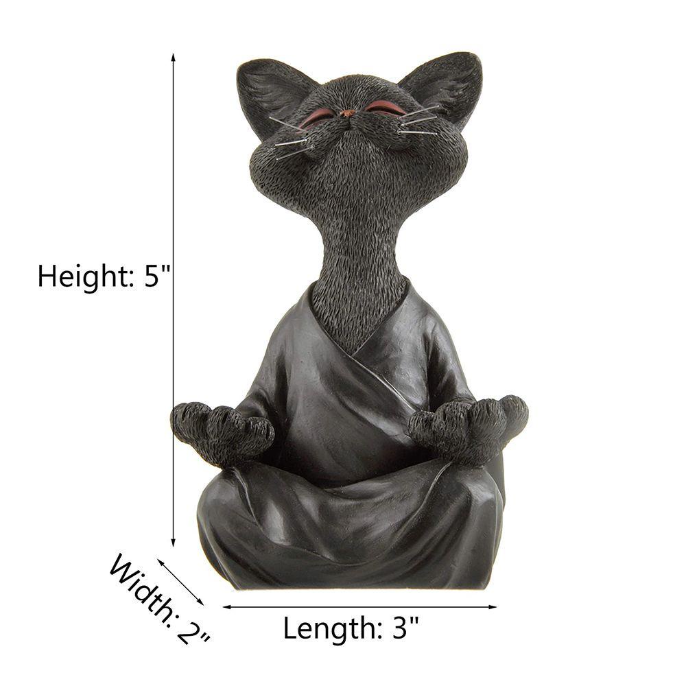 Suyo Patung Kucing Meditasi Untuk Dekorasi Indoor / Outdoor