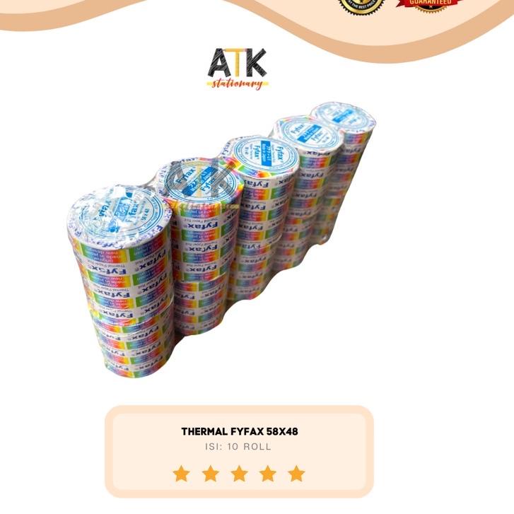 

Super Shopping Thermal Paper (Kertas Kasir) Fyfax 58X48 atk