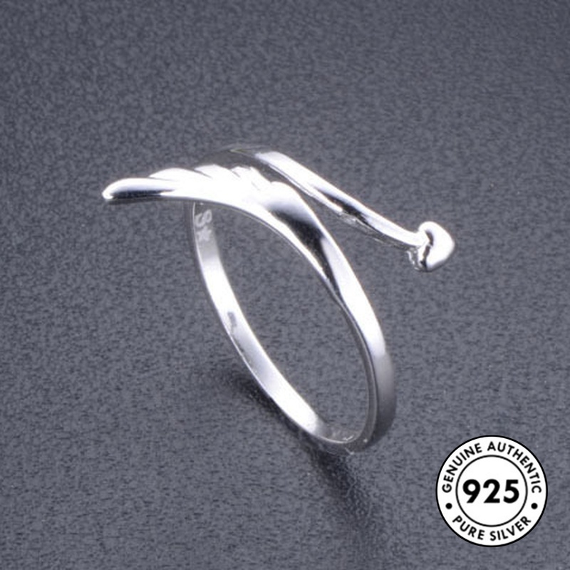 Cincin Sterling Silver 925 Model Sayap Untuk Wanita