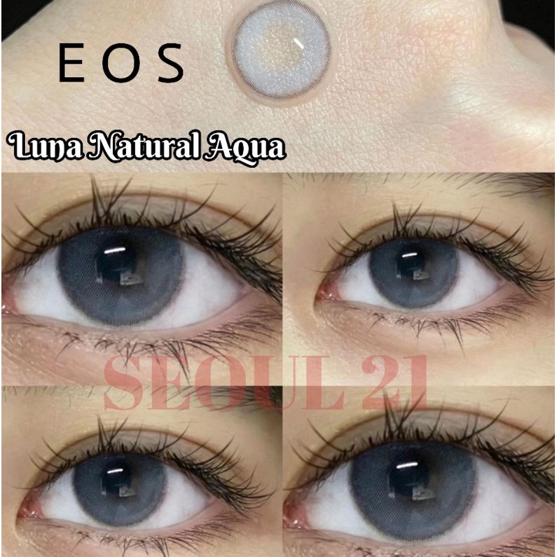 SOFTLENS EOS LUNA NATURAL AQUA NORMAL MINUS s.d -10.00 made in Korea