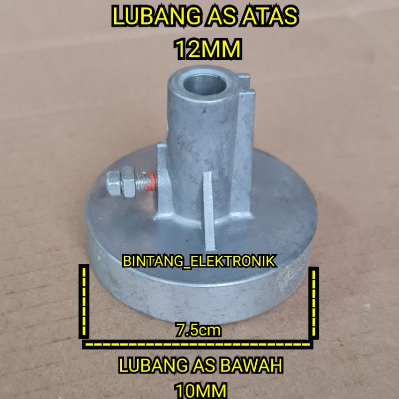 PULY DINAMO MESIN CUCI SHARP PULI DINAMO PENGERING SHARP AS TABUNG 12MM Skrup 1