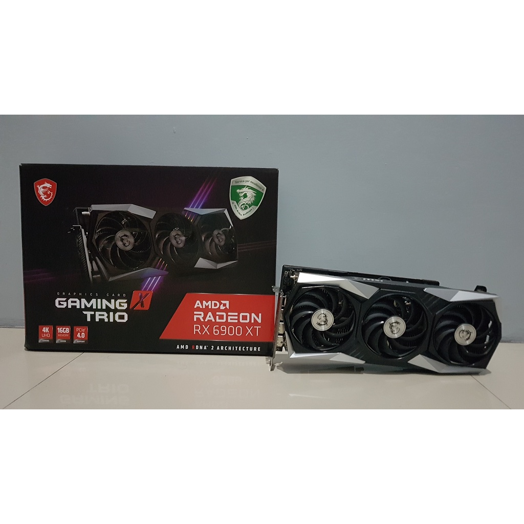 MSI RX 6900 XT GAMING X TRIO 16G 16GB DDR6 VGA CARD AMD RADEON 6900XT