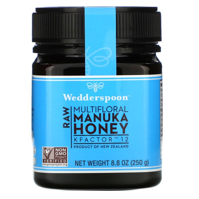 

Wedderspoon, Raw Multifloral Manuka Honey, KFactor 12, 8.8 oz (250 g)