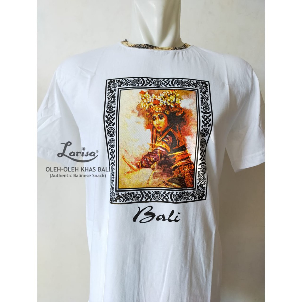 Kaos Bali Legong Batik Dewasa (Cowok)