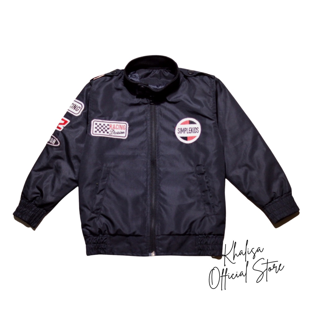 Outerwear Nascar Jacket Anak Japan Usia 3 s/d 10 Tahun Full Embroidery Patch