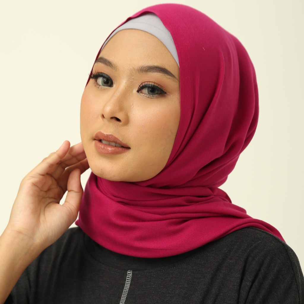 Dauky Hijab Selendang Pashmina Audie  Agnella Polycotton-1