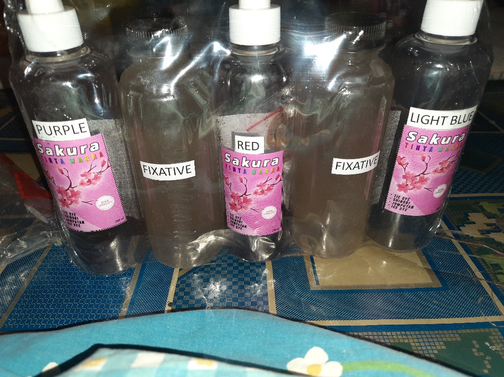 Tinta Tie Dye / Pewarna Pakaian / Tinta Tie Die / Tinta Pewarna Pakaian / Warna Pastel