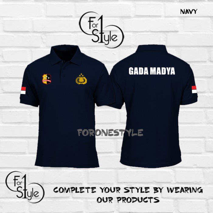 KAOS - BAJU POLO GADA MADYA POLRI - BAJU POLRI POLISI KAOS BAJU DINAS - FORONESTYLE