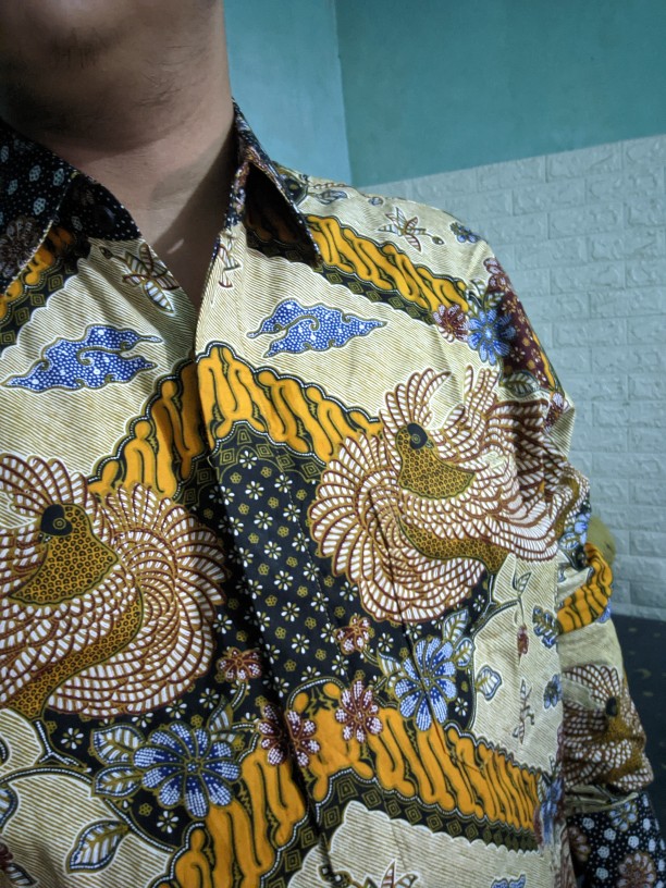 Agrapana Baju Batik Pria Lengan Panjang Batik Premium Kemeja Batik Pria Lengan Panjang Bhamana