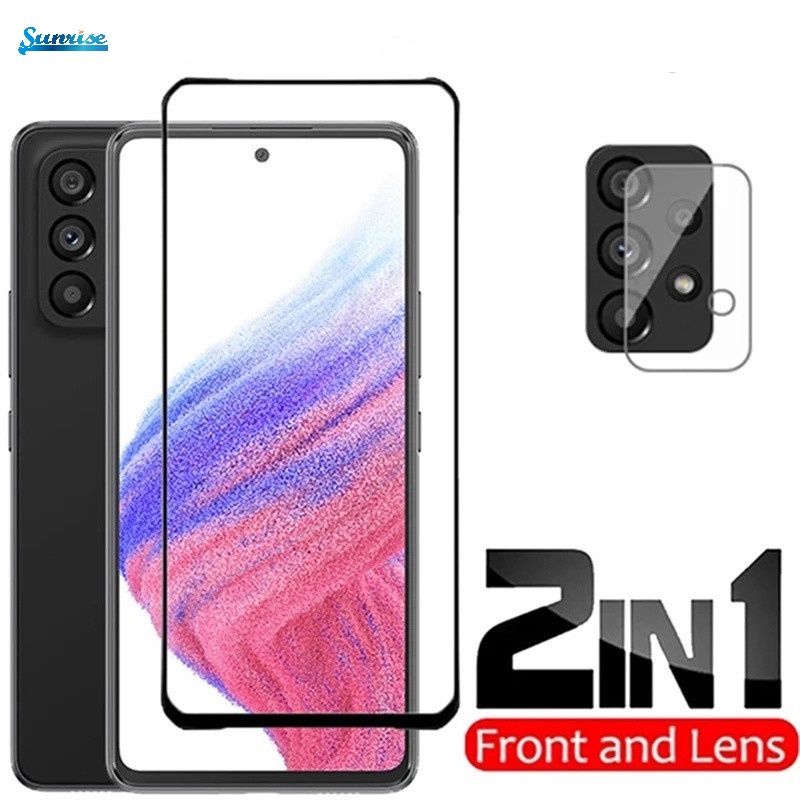 Tempered Glass Pelindung Lensa Kamera Samsung A53 / A73 Slim Anti Debu