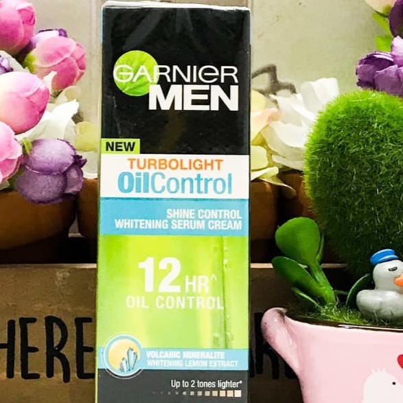Garnier men turbo light oil control moisturiser serum 20ml Perawatan Wajah murah Cleanser murah