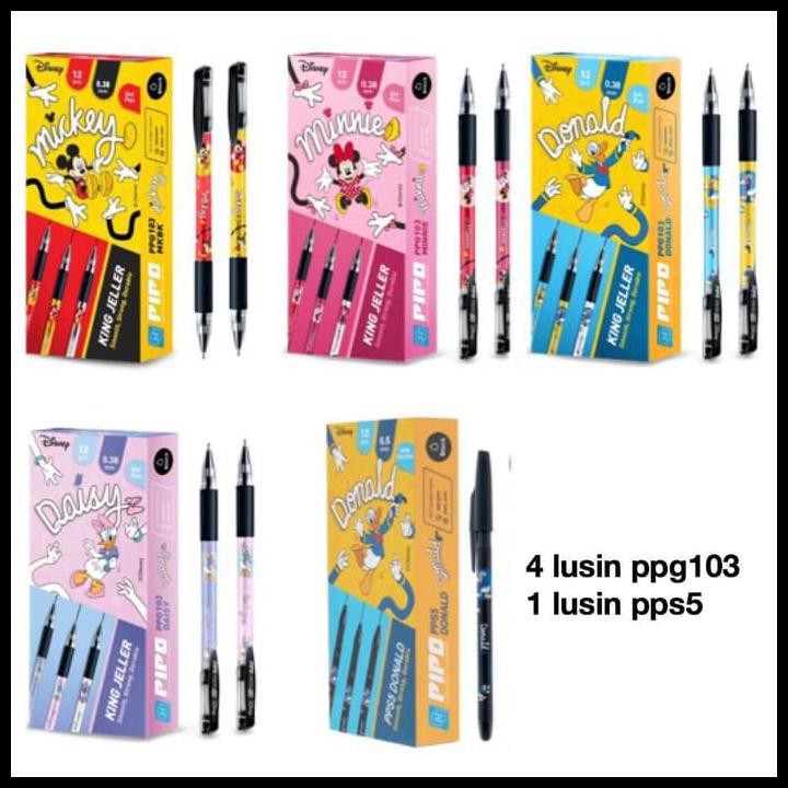 

PAKET B DAPAT 4 LUSIN PPG103 DISNEY DAN 1 LUSIN PPS5 DONALD DUCK