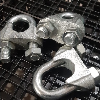 KLEM TALI KAWAT KABEL/CLAMP/KLEM SLING 3/4 INCHI 19mm/20mm/ KUKU MACAN Clamp Klem Tali Kawat Baja Ka