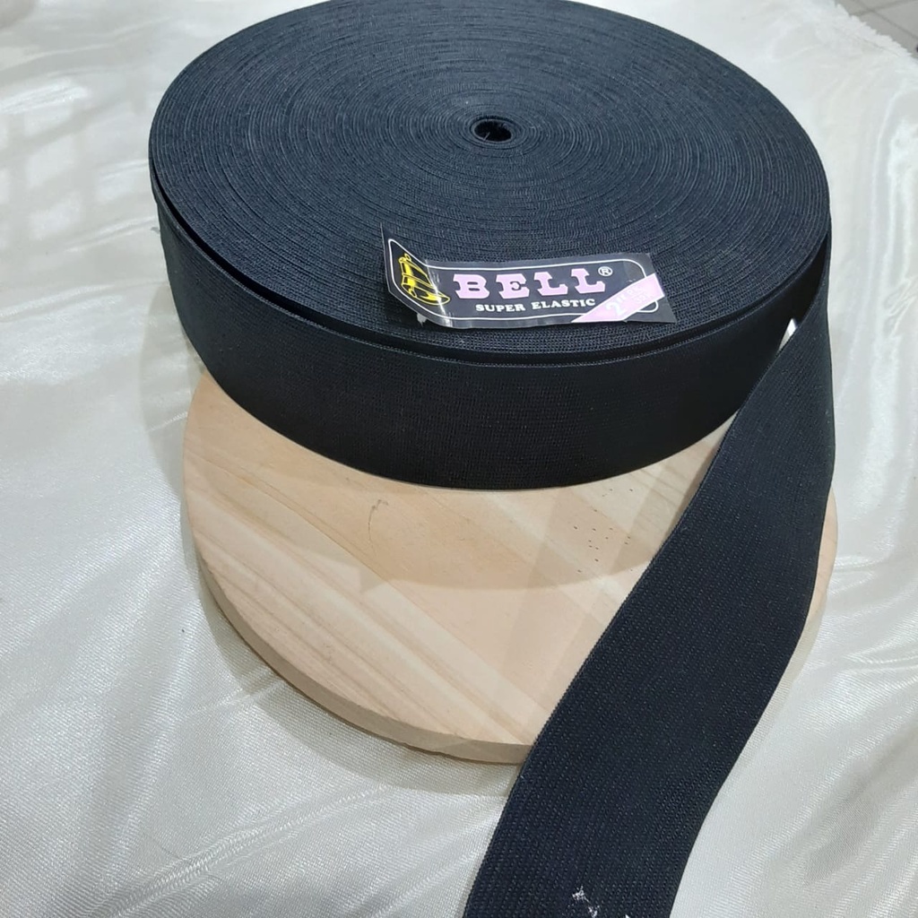 elastik bell hitam /Koloran - Karet Elastis - Karet Koloran