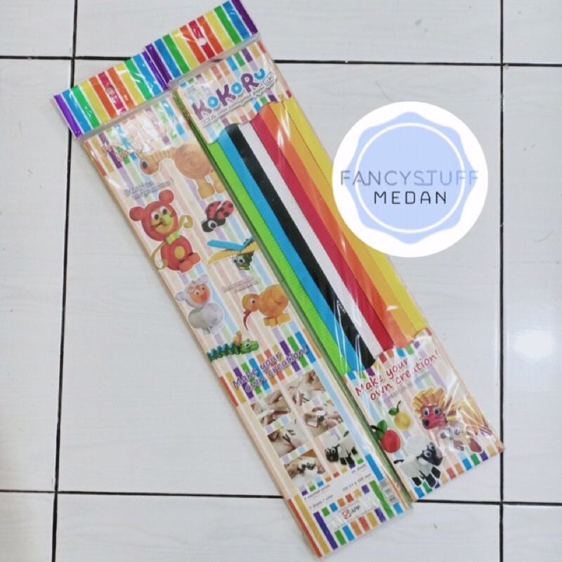 

Fancystuffmedan - Kertas kreatifitas Kokoru isi 8 warna