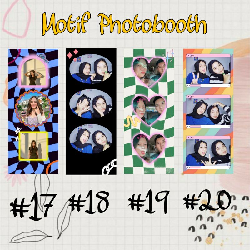 (5pcs) PHOTOBOOTH PART 1 | PHOTOBOTH CETAK | PHOTOBOX | PHOTO STRIP | POLAROID