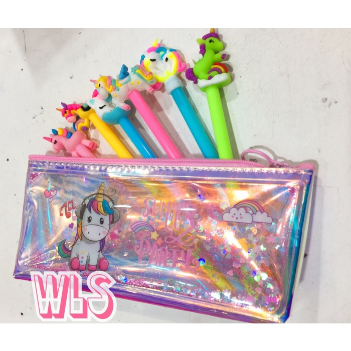 

Sale!!! Kotak Pensil Air Glitter Manik Unicorn Superheros Lol Hot Sale