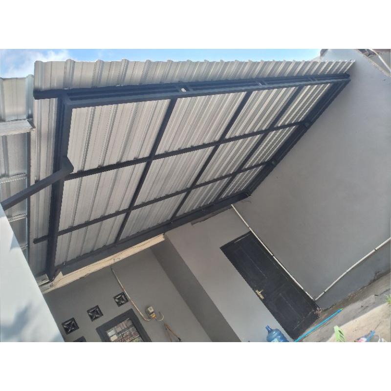 kanopi galvalum besi galvanis