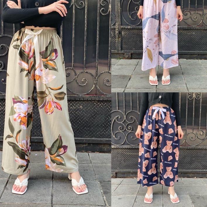 ❋ Celana Katun Adem Import Kulot Wanita - Stella Cullote Pants PART 1 ℮